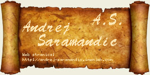 Andrej Saramandić vizit kartica